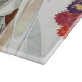 Vintage Wedding Zeremonie mit Braut und Bräutigam Schneidebrett (Ecke)