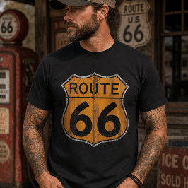 Vintage Wegbeschreibung 66 T-Shirt