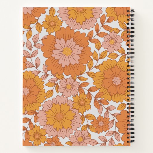 Vintage Weibchenschule Hübsch Girl Notizblock (Rückseite)