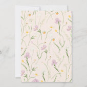 Vintage weiche floral einladung (Rückseite)