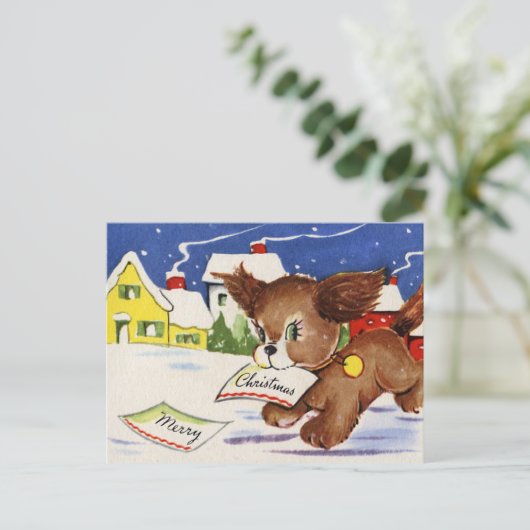 Vintage Weihnachten (Stehend Vorderseite)