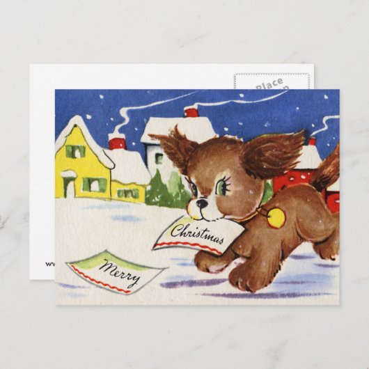 Vintage Weihnachten (Vorne/Hinten)