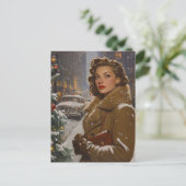 Vintage Weihnachten (Stehend Vorderseite)