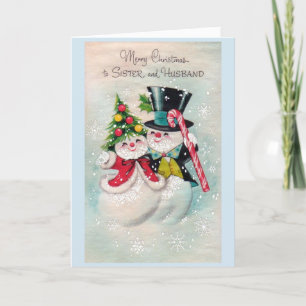 Vintage Weihnachten - An Schwester und ihren Ehema