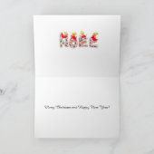 Vintage WEIHNACHTEN Angels Retro Weihnachtskarte Karte (Innenseite)