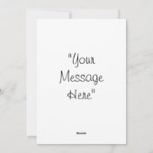 Vintage Weihnachten Burgunderrot Floral Personalis (Rückseite)