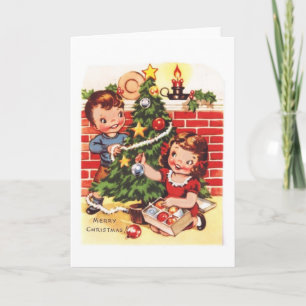 Vintage Weihnachten der 1940er Jahre