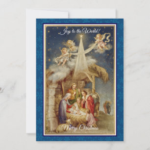 Vintage Weihnachten der Geburt I Klassische Religi