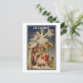 Vintage Weihnachten der Geburt I Klassische Religi (Stehend Vorderseite)