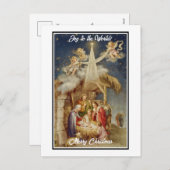 Vintage Weihnachten der Geburt I Klassische Religi (Vorne/Hinten)