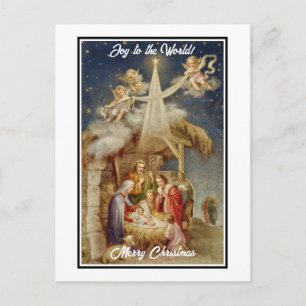 Vintage Weihnachten der Geburt I Klassische Religi