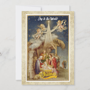 Vintage Weihnachten der Geburt I Klassisches Relig