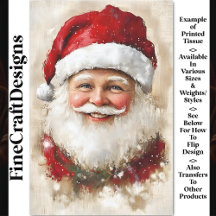 Vintage Weihnachten des Vaters auf Burlap AZ6 Deco