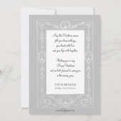 Vintage Weihnachten des Vaters im Schneewald (Rückseite)