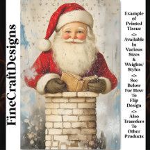 Vintage Weihnachten des Vaters in Chimney AZ4 Deco
