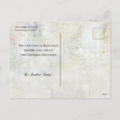 Vintage Weihnachten des Vaters in der Schneekollag (Rückseite)