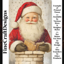 Vintage Weihnachten des Vaters in Schornstein AZ5