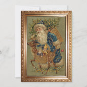 Vintage Weihnachten des Vaters mit Rentier (Vorderseite)