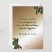 Vintage Weihnachten des Vaters mit Rentier (Rückseite)