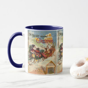 Vintage Weihnachten, Die Nacht vor Weihnachten Tasse