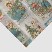 Vintage Weihnachten, Engel und Winterkollektion Seidenpapier (Ausschnitt)