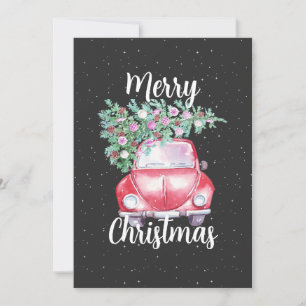 Vintage-Weihnachten Feiertagskarte