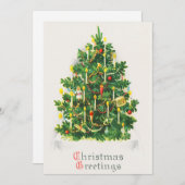 Vintage Weihnachten Frohe Weihnachtsgrüße (Vorne/Hinten)