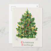 Vintage Weihnachten Frohe Weihnachtsgrüße (Vorne/Hinten)