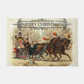 Vintage Weihnachten Fußmatte (Vorderseite)
