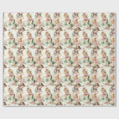 Vintage Weihnachten Geschenkpapier (Flach)