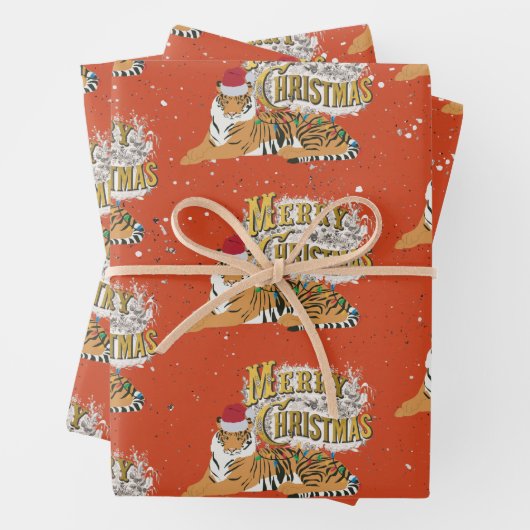 Vintage Weihnachten Geschenkpapier Set (Beispiel)