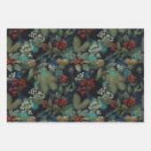 Vintage Weihnachten Geschenkpapier Set (Vorderseite 2)