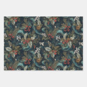 Vintage Weihnachten Geschenkpapier Set (Vorderseite)