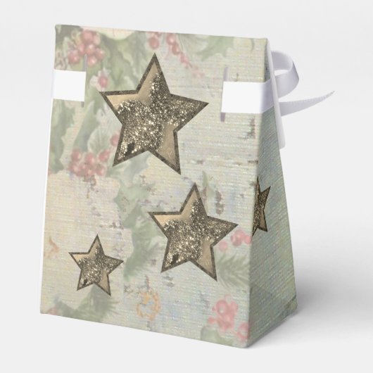 Vintage Weihnachten Geschenkschachtel (Rückseite)