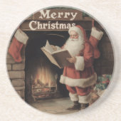 Vintage Weihnachten Getränkeuntersetzer (Vorne)