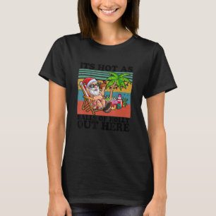 Vintage-Weihnachten im Juli Heiß wie Balls Santa S T-Shirt