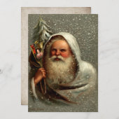 Vintage Weihnachten im Schnee mit Spielzeug (Vorne/Hinten)