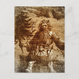 Vintage Weihnachten im Sepia Toile Stil