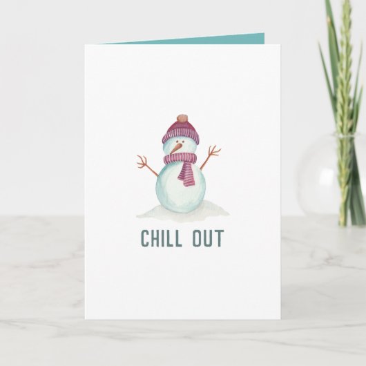 Vintage Weihnachten Karte (Vorderseite)