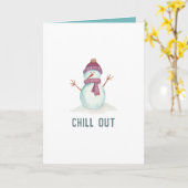 Vintage Weihnachten Karte (Gelbe Blume)