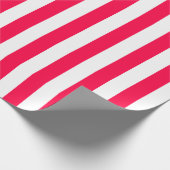 Vintage Weihnachten Klassisches Template Rot Weiß Geschenkpapier (Ecke)