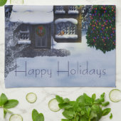 Vintage Weihnachten Küchentuch (Gefaltet)