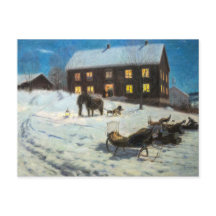 Vintage-Weihnachten Ländliches Winterzuhause