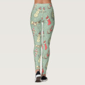 Vintage Weihnachten Leggings (Rückseite)