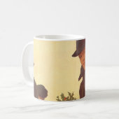 Vintage Weihnachten, Liebe und Romantik Geschenk S Kaffeetasse (Vorderseite Links)