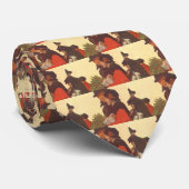 Vintage Weihnachten, Liebe und Romantik Geschenk S Krawatte (Gerollt)