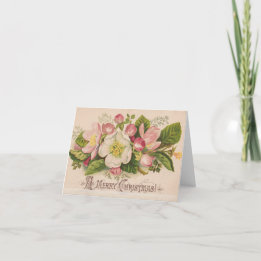 Vintage Weihnachten Personalisiert Karte