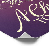 Vintage Weihnachten Poster (Ecke)