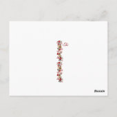 Vintage Weihnachten Postkarte (Rückseite)