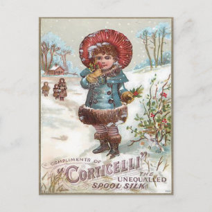 Vintage Weihnachten Postkarte